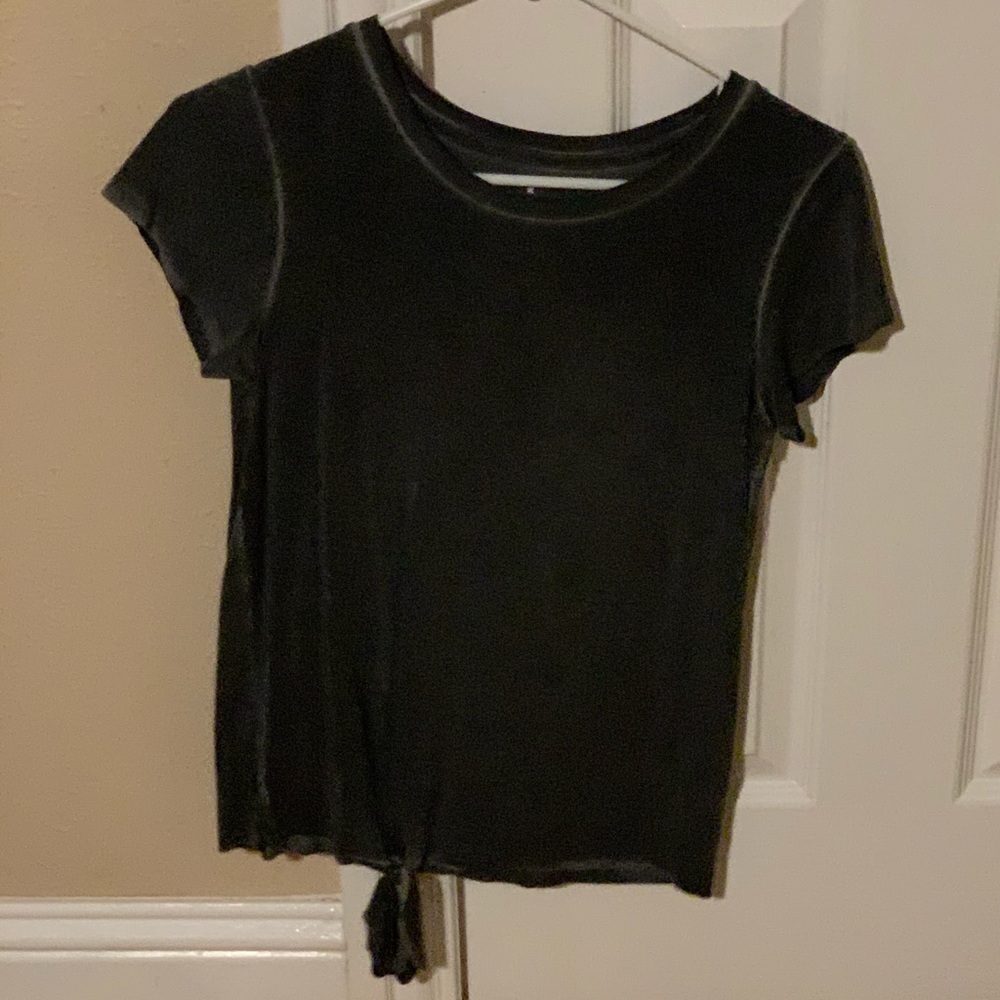 Distressed Gray Shirt